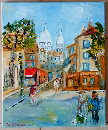 Paris montmartre rue norvins - montmartre,