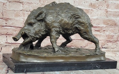 Animalier bronze boar - bronze,