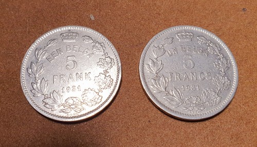 Lot monnaie versions nl - versions, fr