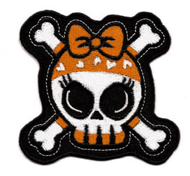 Patch dead girl rock roll - patch, rock'n'roll