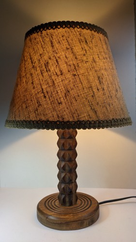 Ancienne lampe poser pied - -,