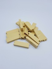 LEGO LOT 20 X BRICK 1X2X5 TAN / BEIGE  REF 2454 *NEUF*