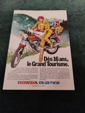 HONDA CB125 TWIN  1977 prospectus brochure catalogue dépliant  catalog