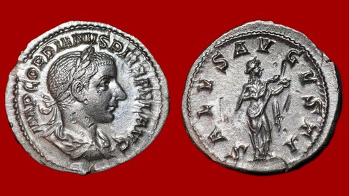 Monnaie romaine gordien iii - monnaie, :