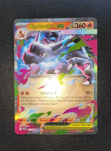 Carte pokemon mega - mega, dracaufeu