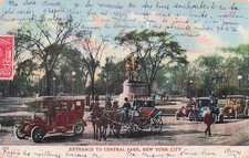 ETATS UNIS NEW YORK ENTREE DE CENTRAL PARK