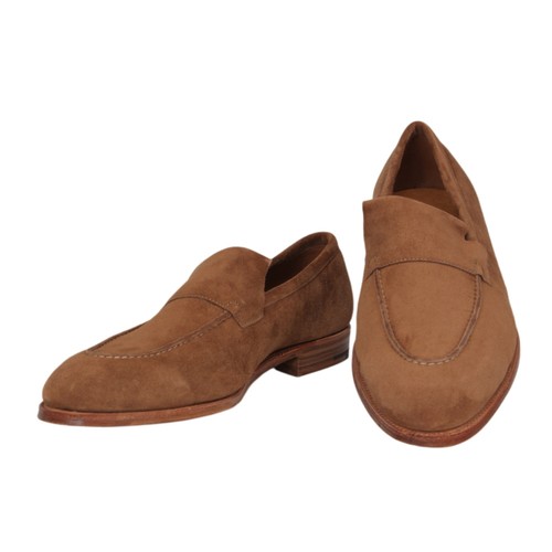 John lobb mocassins - lobb, daim