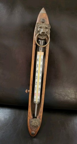 Ancien thermomètre support - thermomètre,