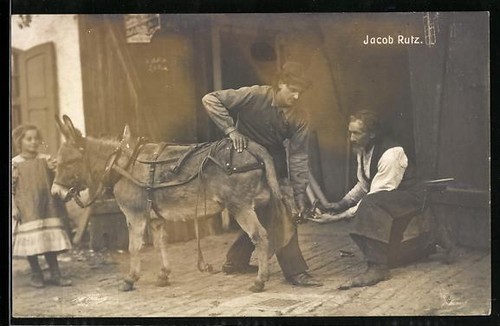 Carte postale forgeron adapte