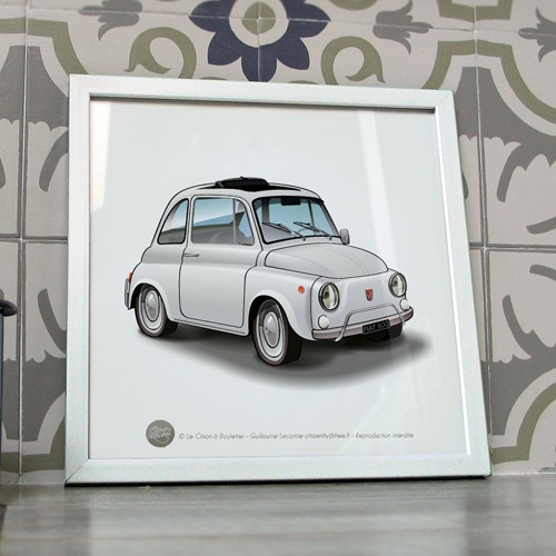 Poster fiat 500 - 500, l