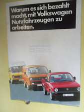 Véhicules Utilitaires Caddy Pick Up LT T3 Transporter VW Prospectus Volkswagen