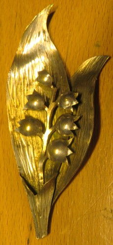 Broche art deco ancienne - ancienne, brin
