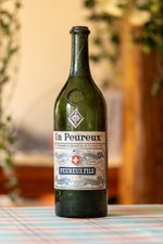 Vintage French Bottle 1920s Un Peureux Crème d’Anise Bistro Vintage Bottle