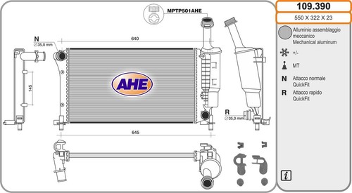 Radiateur fiat panda - fiat,