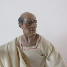 early 19th century Neapolitan crib character 25 cm dressed. santon