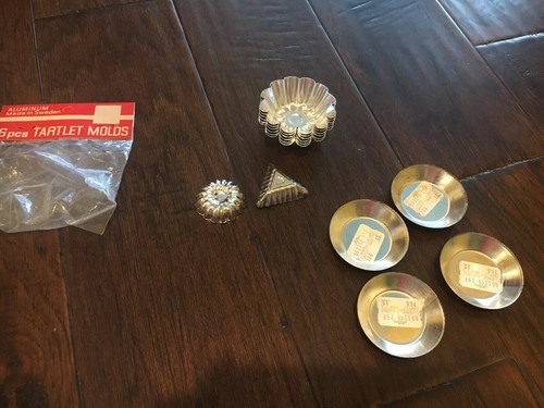 Vintage mini tartlet molds - vintage,