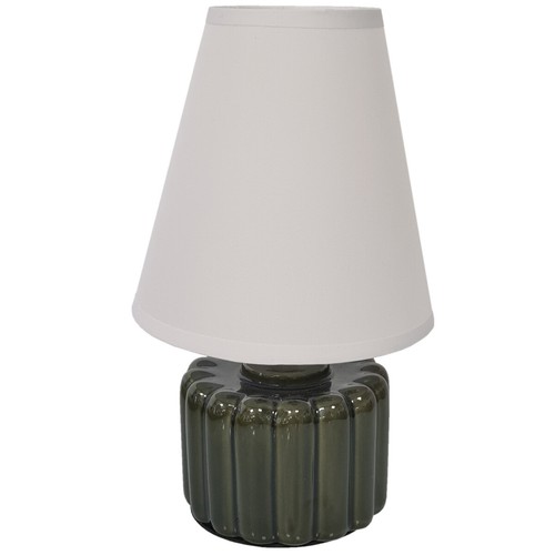 Lampe verte céramique 26 - en,