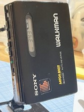 SONY PORTABLE CASSETTE PLAYER WALKMAN COMPLET RESTORE WORKING CONDITION VINTAGE