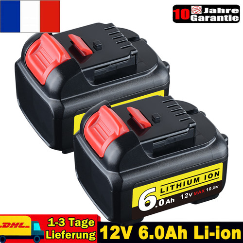 2pack 12v 0ah batterie - 2pack, 6,0ah