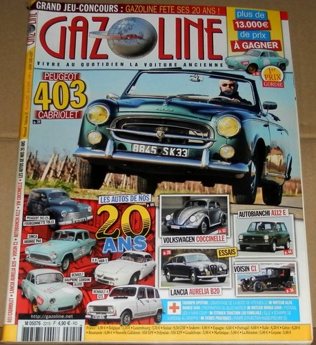 Ancien magasine gazoline - magasine,