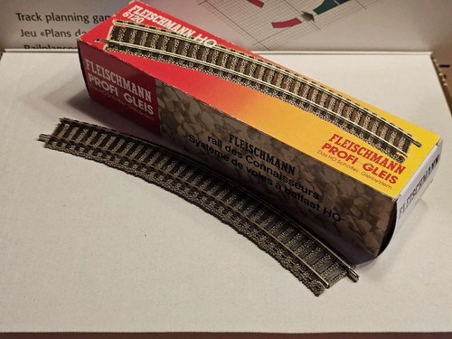 Boite rails courbe r - 10,