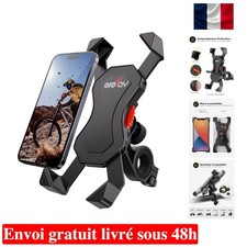 Grefay Support Téléphone Moto et Vélo - Ajustable 22-32mm, Sécurisé et Pratique