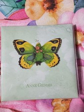 2001 Anne Geddes Photograph Album  Butterfly Baby  Green