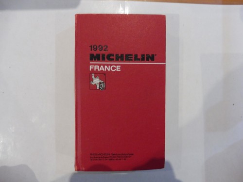 Ancien guide michelin 1992 - michelin,
