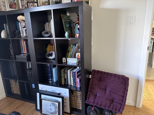 Two ikea black cube - (2x),