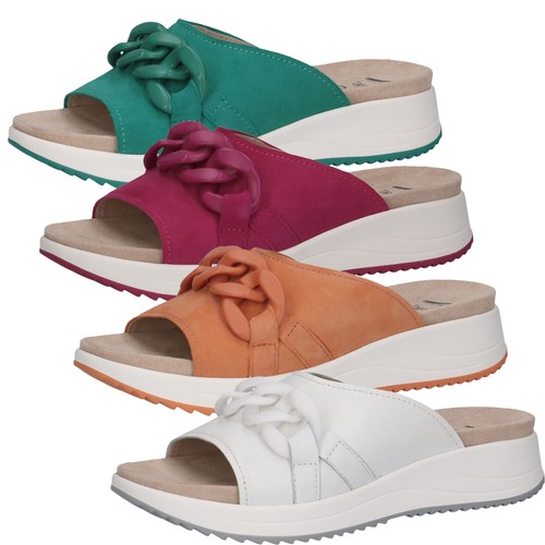 Caprice femmes pantoufle cuir - femmes,