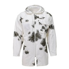 A.Blochl Veste Militaire Allemande Camouflage Neige Réversible Légère