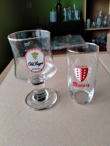 Verres biére mutzig valais - verres,