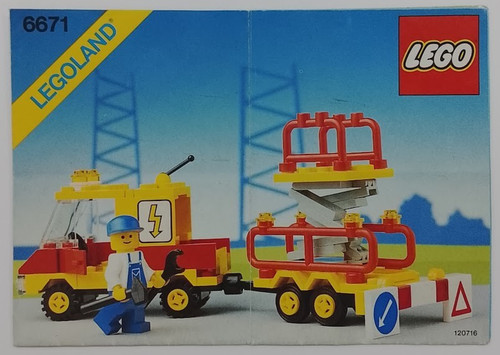 Lego notice vintage city 6671 - notice,