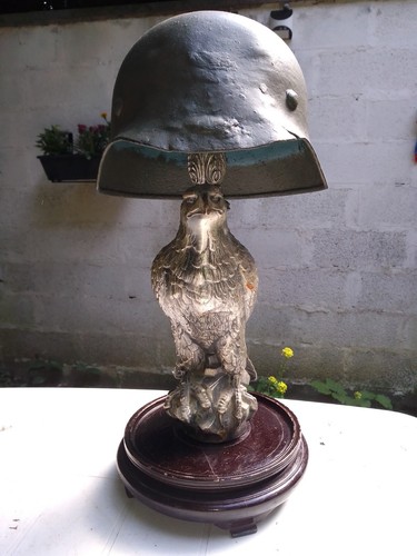 Ancien montage aigle casque - aigle, +casque