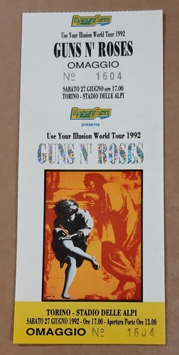 Ticket billet used stub - used, place