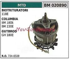 Moteur Électrique MTD Broyeur De Végétaux 118E Columbia BM 180E 230E 020890