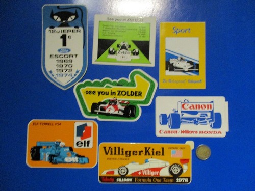 Lot autocollants sport auto - lot,