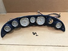 2003 Bayliner 185 Boat dash panel gauge speedometer tachometer Faria marine blue