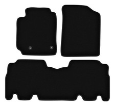 Tapis de sol en velours noir pour Toyota Yaris Verso année 1999-2005 set 3 pcs