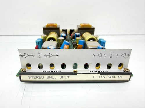 Studer 915 904 stereo - studer, 1.915.904.81