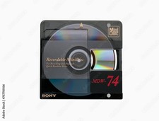 LOT DE 2 MINIDISC MD SONY