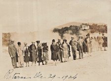 Rotorua Nouvelle-Zélande~ RMS Carinthia Cruise Passagers À Geysers 1926 Photo