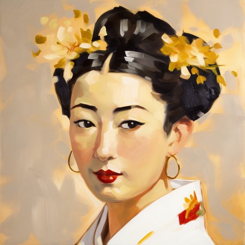 Série geisha 50x50 - «,