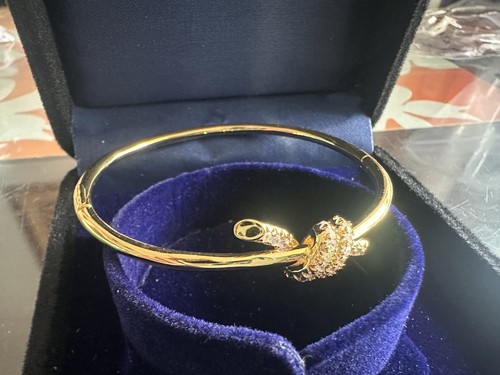 Gift knot bangle 18k yellow - bangle, 18k&yellow