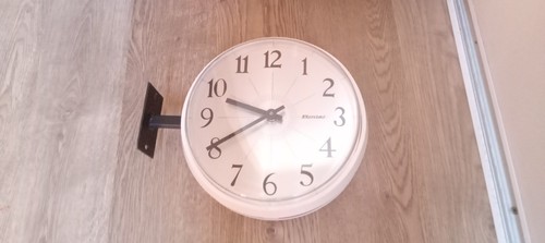 Ancienne horloge double - ancienne,