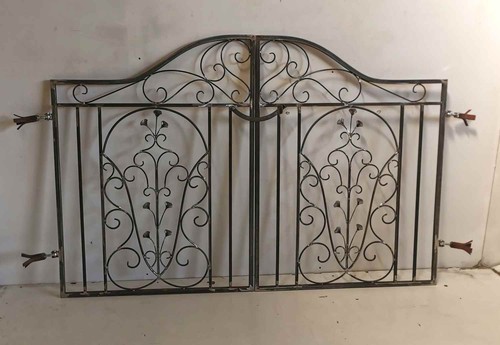 Porte jardin fer forgé - fer,