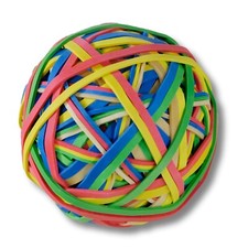 Boule à anneaux en caoutchouc