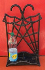 Porte Parapluie en Fonte Ancien Vintage Décor Imitation Bambou Moderniste Adnet