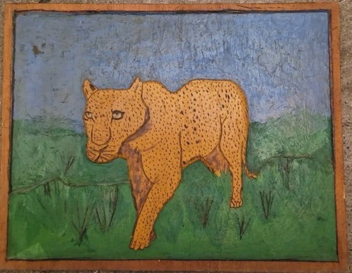 Curieux tableau animalier - curieux,