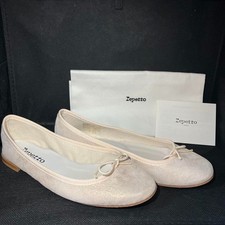 repetto Ballet shoes Flat Pumps Pink Patent Leather 38 US7 NEW with guarantee